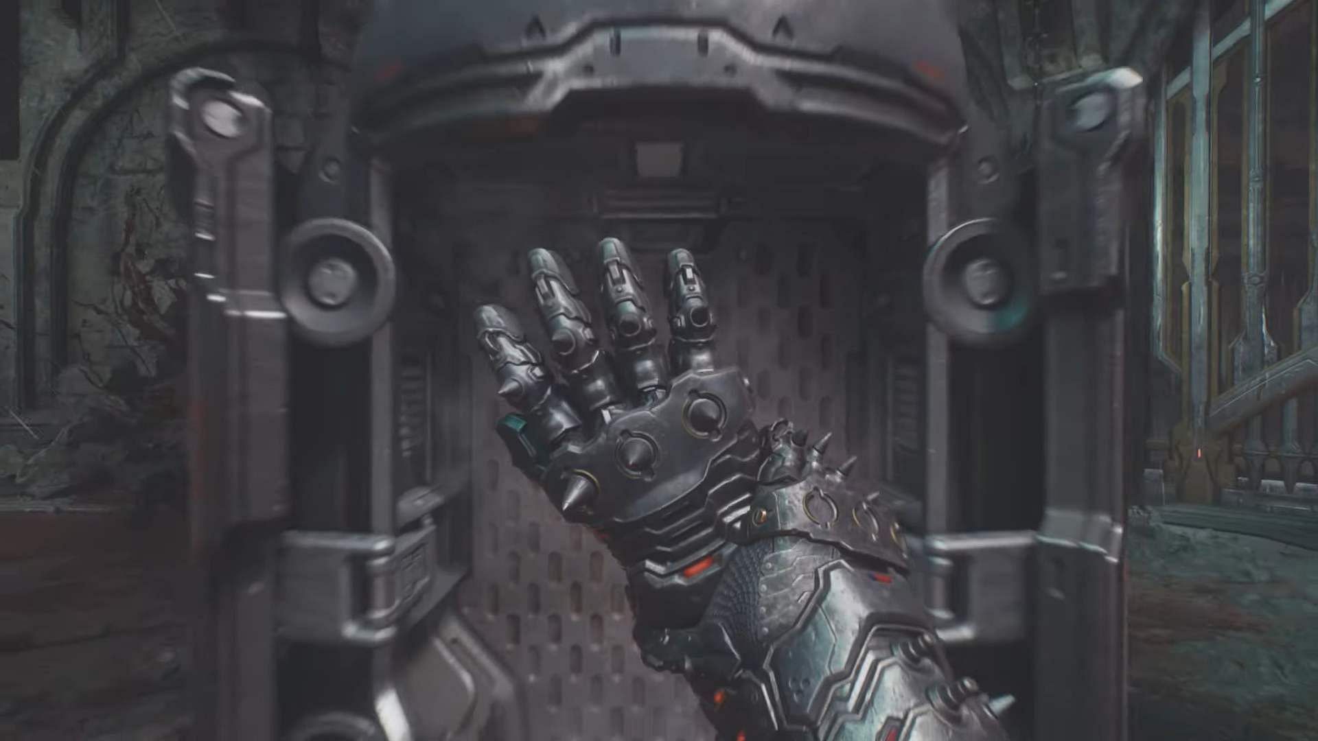 Getting the Power Gauntlet from the first weapon drop (Image via Bethesda Softworks)